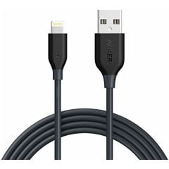 Anker PowerLine iPhone Lightning Şarj/Data Kablosu 1.8 m MFI Lisanslı - Siyah