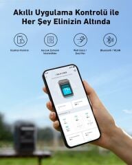 Anker SOLIX C300X AC Taşınabilir Güç Kaynağı + PS60 Taşınabilir Güneş Jeneratörü