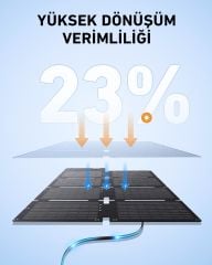 Anker SOLIX PS60 Taşınabilir Güneş Jeneratörü 60W-A2438
