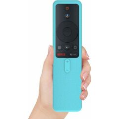 Fonemax Xiaomi Mi Box S Kumanda Koruyucu Silikon Kılıf Mavi