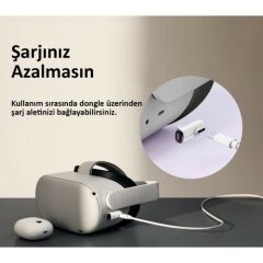 Anker Soundcore VR P10 TWS Oyuncu Kulaklığı - Meta Quest 2, PC, PS5, Xbox Uyumlu - 2.4 Ghz USB-C Aparat ile 30MS Düşük Gecikme - A3850 (Anker Türkiye Garantili)