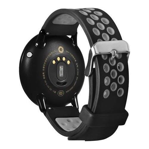 Fonemax Xiaomi Amazfit Pace / Samsung Gear S3 Delikli Silikon Kordon Gri