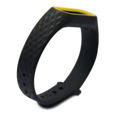 Xiaomi Mi Band 2 Akıllı Bileklik Kordonu Aura Siyah - Yeşil Çerçeveli