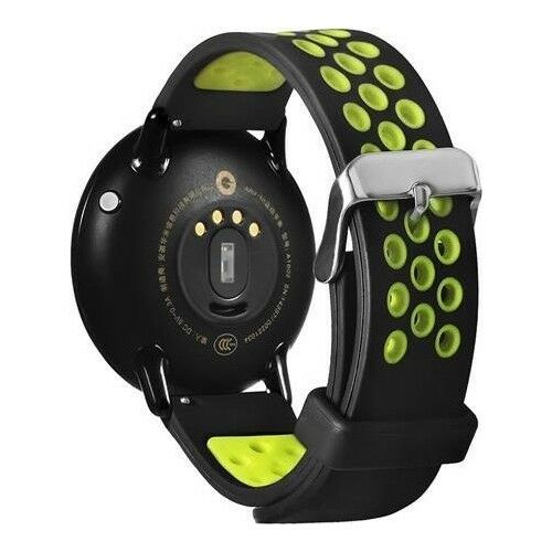 Fonemax Xiaomi Amazfit Pace / Samsung Gear S3 Delikli Silikon Kordon Yeşil