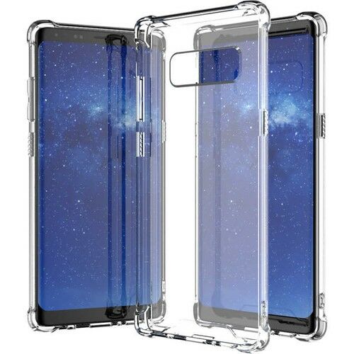 Case 4U Samsung Galaxy Note 8 Kılıf Darbe Emici Nitro Anti Shock Silikon Şeffaf
