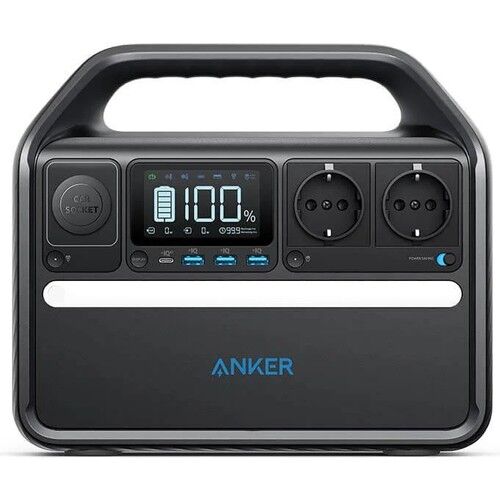 Anker PowerHouse 535 Portatif Power Station 512Wh 500W Ev Karavan ve Dış Mekan Kullanımı İçin LiFePO4 Pilli Jeneratör - A1751