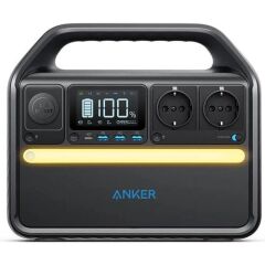 Anker PowerHouse 535 Portatif Power Station 512Wh 500W Ev Karavan ve Dış Mekan Kullanımı İçin LiFePO4 Pilli Jeneratör - A1751