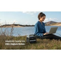 Anker PowerHouse 521 Portatif Power Station 256Wh 200W Ev Karavan ve Dış Mekan Kullanımı İçin LiFePO4 Pilli Jeneratör - A1720 (Anker Türkiye Garantili)