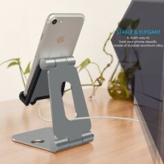 Case 4U Telefon / Tablet Oyun Standı - Metal Katlanabilir Ayarlanabilir Tutucu