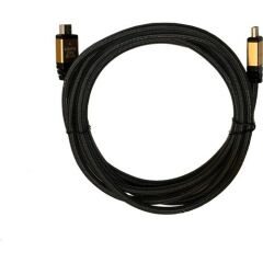 Case 4U Premium 4K HDMI 2.0 Kablo - 60 HZ - Naylon Örgülü - Altın Uçlu - 3 Metre