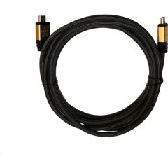 Case 4U Premium 4K HDMI 2.0 Kablo - 60 HZ - Naylon Örgülü - Altın Uçlu - 5 Metre