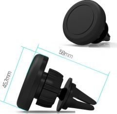 Case 4U Manyetik Mıknatıslı Araç İçi Telefon Tutucu 360 Derece