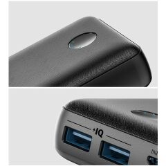 Anker PowerCore Select 10000 mAh Taşınabilir Hızlı Şarj Cihazı -12W+10W Powerbank - Siyah
