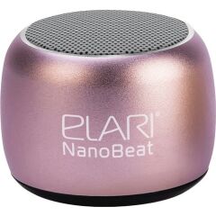 Elari NanoBeat Mini 3W Bluetooth Hoparlör - Çift Hoparlör Bağlantısı - siyah