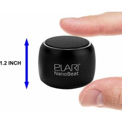 Elari NanoBeat Mini 3W Bluetooth Hoparlör - Çift Hoparlör Bağlantısı - siyah