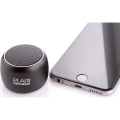 Elari NanoBeat Mini 3W Bluetooth Hoparlör - Çift Hoparlör Bağlantısı - siyah