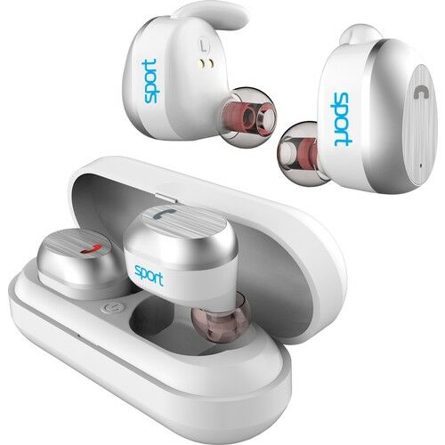 Elari NanoPods Sport TWS Stereo Bluetooth 5.0 Kulaklık - 20 Saate Varan Şarj Süresi - IP67 Suya Dayanıklılık - Hi-Fi Ses - Beyaz