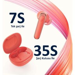 Anker Soundcore Life P3 TWS Bluetooth 5.2 Kulaklık - Oyun Modu - Hibrit Aktif Gürültü Önleme Mercan Kırmızısı - A3939 (Anker Türkiye Garantili)