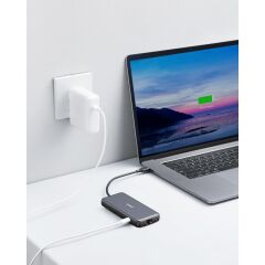 Anker PowerExpand 555 USB C HUB 8in1 100W PowerDelivery HDMI SD Kart 10GBPS Ethernet - A8383 (Anker Türkiye Garantili)