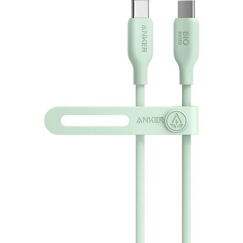 Anker 543 USB-C to USB-C 1.8m Şarj/Data Kablosu - Doğa Dostu - Yeşil - 140W Şarj Destekli - A80E2 (Anker Türkiye Garantili)
