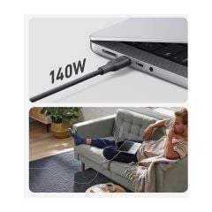 Anker 543 USB-C to USB-C Kablo - Siyah - A80E2