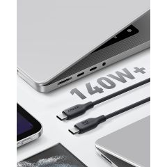 Anker 543 USB-C to USB-C Kablo - Siyah - A80E2