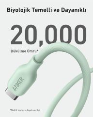 Anker 543 USB-C to USB-C Kablo - Siyah - A80E2