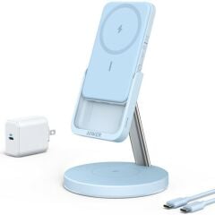 Anker 633 Magnetic Wireless Şarj - B25A7 - Mavi