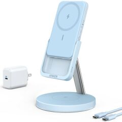 Anker 633 Magnetic Wireless Şarj - B25A7 - Mavi
