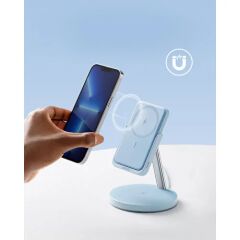 Anker 633 Magnetic Wireless Şarj - B25A7 - Mavi