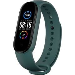 Xiaomi Mi Band 5 - Mi Band 6 Akıllı Bileklik Kordon Seti - 3'lü Paket Siyah/Turuncu/Turkuaz
