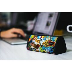 Mifa A10 Taşınabilir Kablosuz Bluetooth Hoparlör - 10W - IP45 Suya Dayanıklı - TWS - Graffiti