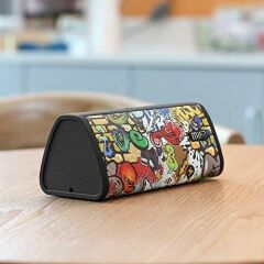 Mifa A10 Taşınabilir Kablosuz Bluetooth Hoparlör - 10W - IP45 Suya Dayanıklı - TWS - Graffiti