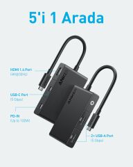 Anker 332 USB-C Hub (5-in-1, 4K HDMI)