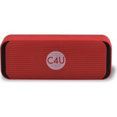 C4U Bluetooth Hoparlör - 10W Stereo Ses - IPX7 Suya Dayanıklılık - Kırmızı - BHX20