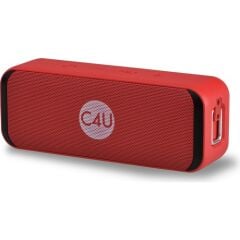 C4U Bluetooth Hoparlör - 10W Stereo Ses - IPX7 Suya Dayanıklılık - Kırmızı - BHX20