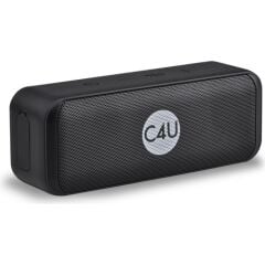 C4U Bluetooth Hoparlör - 10W Stereo Ses - IPX7 Suya Dayanıklılık - Siyah - BHX20
