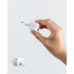 Anker Powerport Iıı Nano 20W Usb-C Güç Adaptörü + C4U Lightning To Type-C Apple iPhone Data ve Şarj Kablosu - iPhone Hızlı Şarj Cihazı Seti