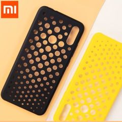 Xiaomi Mi Redmi Note 7 Perforated Case - Delikli Arka Kapak Siyah
