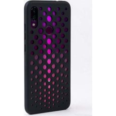 Xiaomi Mi Redmi Note 7 Perforated Case - Delikli Arka Kapak Siyah