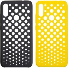Xiaomi Mi Redmi Note 7 Perforated Case - Delikli Arka Kapak Siyah