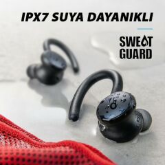 Anker Soundcore Sport X10 TWS Bluetooth 5.2 Kablosuz Kancalı Spor Kulaklık - IPX7 Suya Dayanıklı - Siyah - A3961