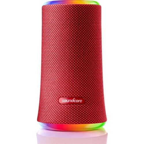 Anker Soundcore Flare II 20W Kablosuz Bluetooth Hoparlör - 360° Ses - Kırmızı- A3165 (Anker Türkiye Garantili)