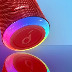 Anker Soundcore Flare II 20W Kablosuz Bluetooth Hoparlör - 360° Ses - Kırmızı- A3165 (Anker Türkiye Garantili)