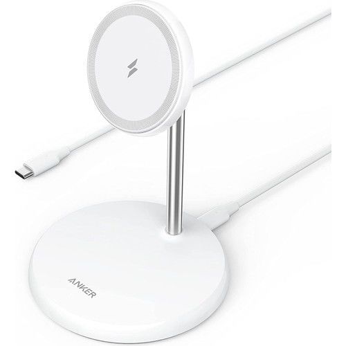 Anker PowerWave 2'si 1 Arada Manyetik Kablosuz Şarj Standı - Magsafe Uyumlu - (Anker Türkiye Garantili)