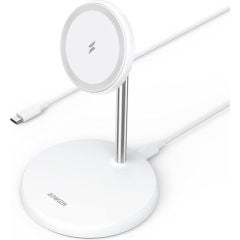 Anker PowerWave 2'si 1 Arada Manyetik Kablosuz Şarj Standı - Magsafe Uyumlu - (Anker Türkiye Garantili)