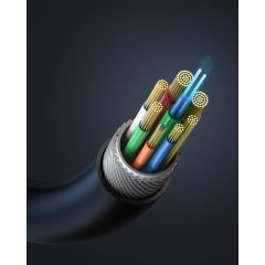 Anker 712 USB-A to USB-C 5 Metre Fiber Optik Data ve Şarj Kablosu