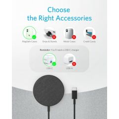 Anker PowerWave Select+ Magnetic Pad Siyah