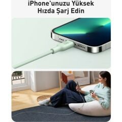 Anker 541 USB-C to Lightning Kablo  Beyaz-A80A2