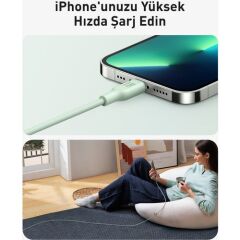 Anker 541 USB-C to Lightning Kablo  Beyaz-A80A2